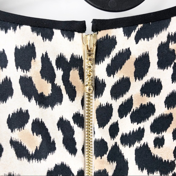 Kate Spade Paulina Leopard Sheath Dress 8 - Picture 6 of 7